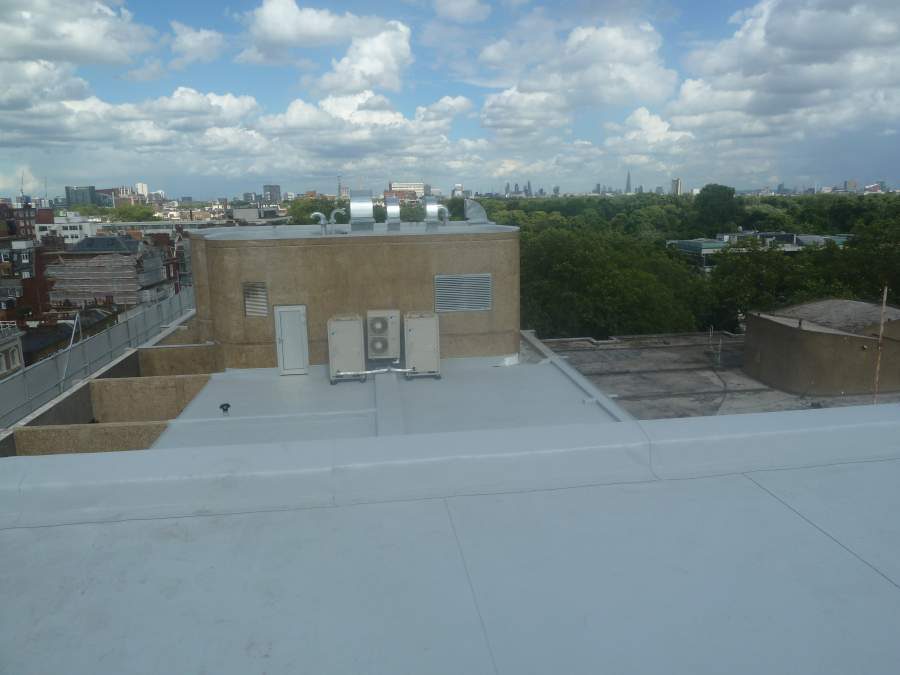 Izolace a zateplení střech, teras a balkonů Česká ambasáda, Anglie-Londýn